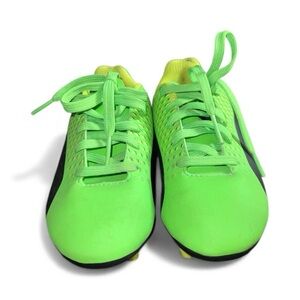 Puma Neon Green Sneakers Size is Toddler Bots size 10C